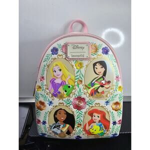 Disney Princesses Floral Portraits Mini Backpack Loungefly